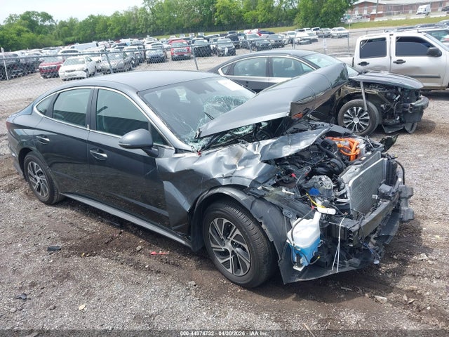 KMHL24JJ3PA069416 Hyundai Sonata Hybrid Blue