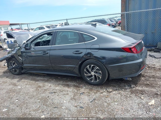 KMHL24JJ3PA069416 Hyundai Sonata Hybrid Blue