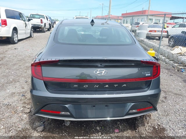 KMHL24JJ3PA069416 Hyundai Sonata Hybrid Blue
