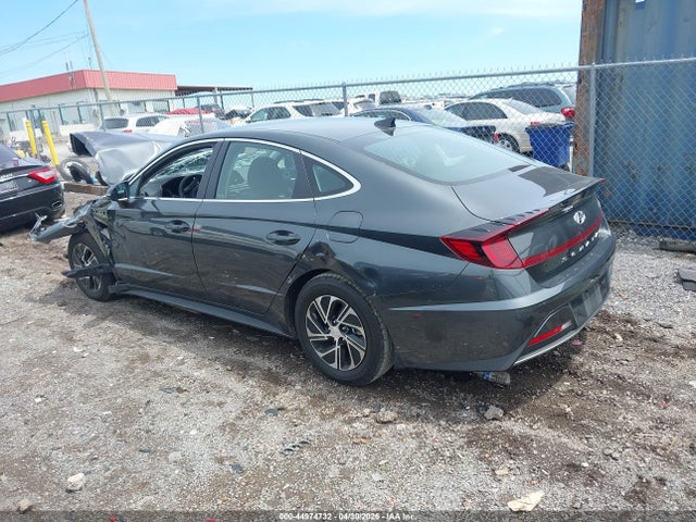 KMHL24JJ3PA069416 Hyundai Sonata Hybrid Blue