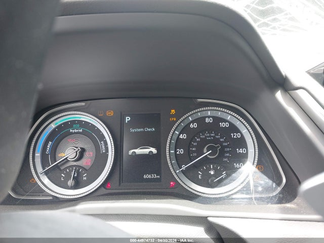 KMHL24JJ3PA069416 Hyundai Sonata Hybrid Blue