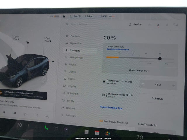 Продажа на аукционе авто 2024 Tesla Model Y Long Range Dual Motor All-wheel Drive, vin: 7SAYGDEE6RA223829, номер лота: 44974733