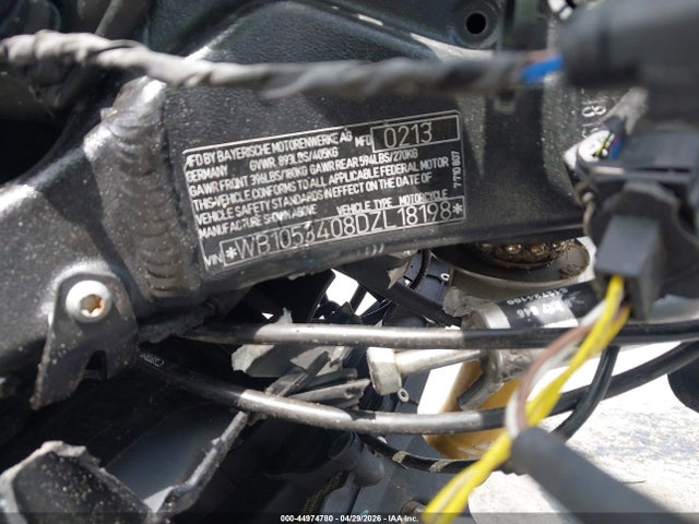 Продаж на аукціоні авто 2013 Bmw S 1000 Rr, vin: WB1053408DZL18198, номер лоту: 44974780