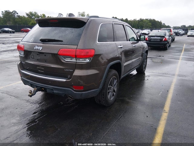 Aukcja sprzedaży 2017 Jeep Grand Cherokee Limited 4x4, vin: 1C4RJFBG8HC707598, numer aukcji: 44974859