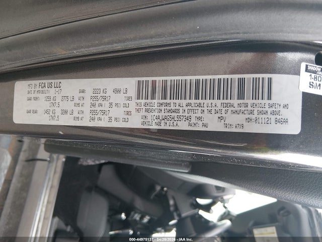2017 Jeep Wrangler Sport 4x4 მანქანა იყიდება აუქციონზე, vin: 1C4AJWAG5HL557349, აუქციონის ნომერი: 44975137