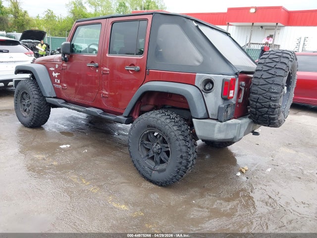 44975366 :رقم المزاد ، 1J4GA39158L566281 vin ، 2008 Jeep Wrangler Unlimited X مزاد بيع
