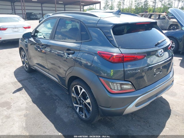 2022 Hyundai Kona Limited მანქანა იყიდება აუქციონზე, vin: KM8K53A31NU841650, აუქციონის ნომერი: 44975380