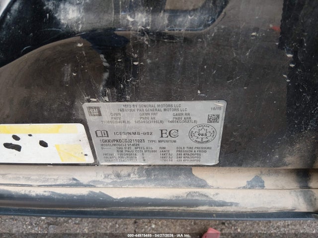1GKKVPKD8GJ211023 GMC Acadia Sle2