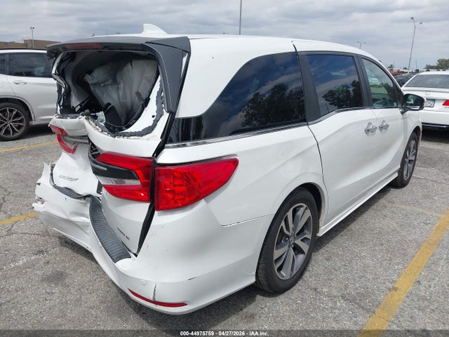 2022 Honda Odyssey Touring მანქანა იყიდება აუქციონზე, vin: 5FNRL6H81NB043931, აუქციონის ნომერი: 44975759