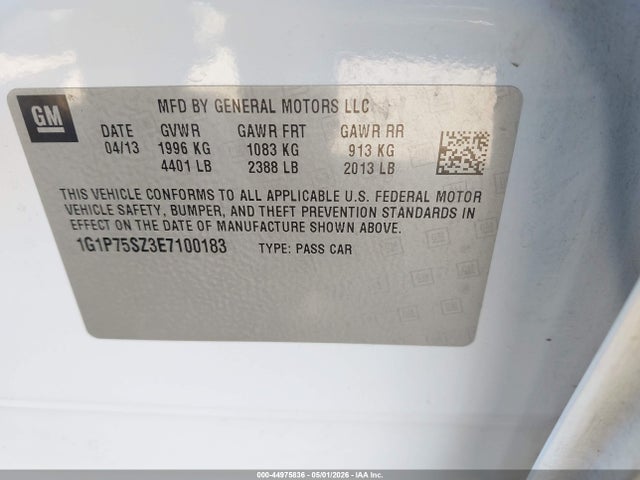 1G1P75SZ3E7100183 Chevrolet Cruze Diesel