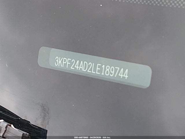 Aukcja sprzedaży 2020 Kia Forte Lxs, vin: 3KPF24AD2LE189744, numer aukcji: 44975965