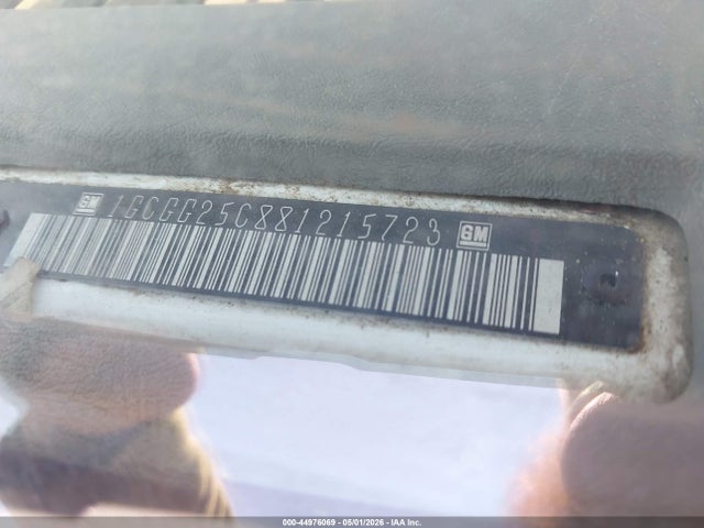 44976069 :رقم المزاد ، 1GCGG25C881215723 vin ، 2008 Chevrolet Express Work Van مزاد بيع