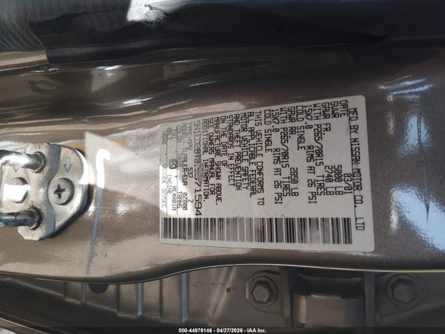 Продаж на аукціоні авто 2001 Nissan Xterra Xe-v6, vin: 5N1ED28T31C571594, номер лоту: 44976146