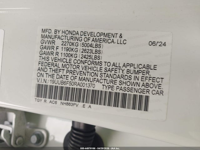Acura Tlx A-spec Package 2024 19UUB6F50RA001370 Image 9