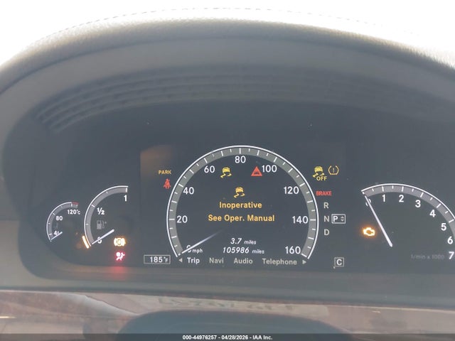 44976257 :رقم المزاد ، WDDNG8GB5AA321475 vin ، 2010 Mercedes-benz S 550 4matic مزاد بيع