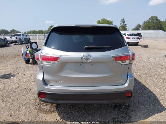 Продажа на аукционе авто 2014 Toyota Highlander Le, vin: 5TDZARFH4ES006183, номер лота: 44976281