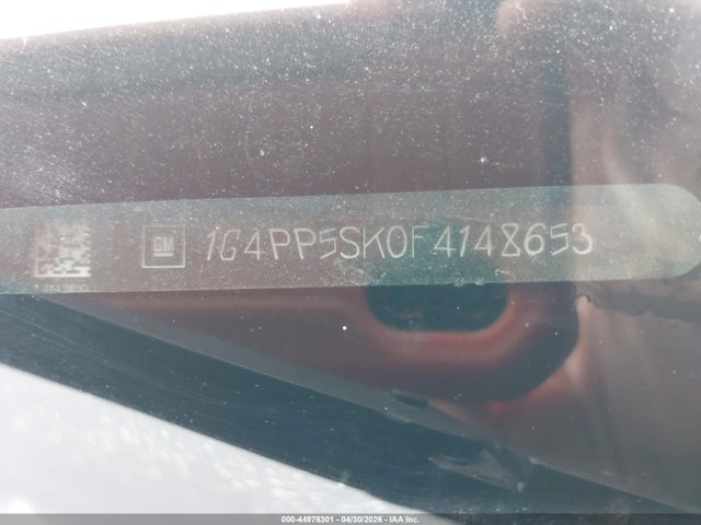 2015 Buick Verano მანქანა იყიდება აუქციონზე, vin: 1G4PP5SK0F4148653, აუქციონის ნომერი: 44976301