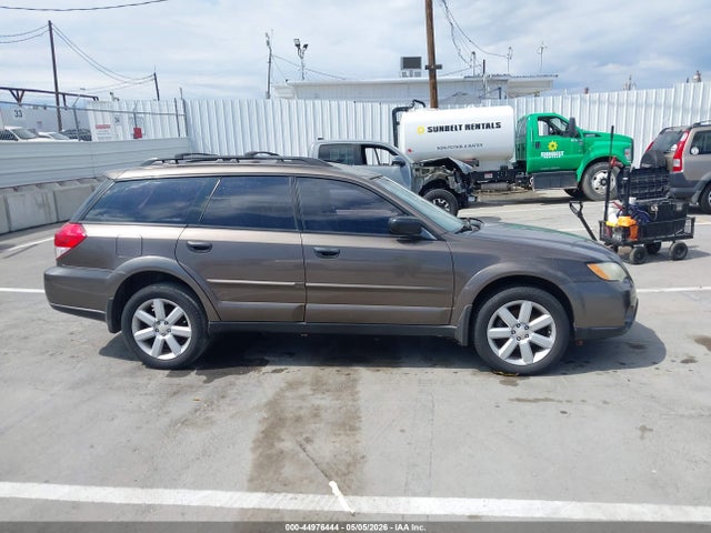 2009 Subaru Outback 2.5i მანქანა იყიდება აუქციონზე, vin: 4S4BP61C397341618, აუქციონის ნომერი: 44976444