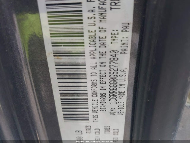 1C6RR6GG0GS277840 RAM 1500 Slt