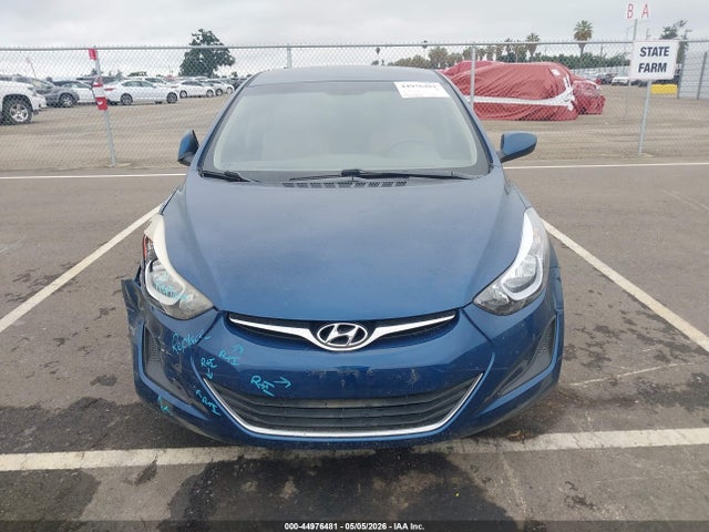 KMHDH4AE8GU640788 Hyundai ELANTRA SE
