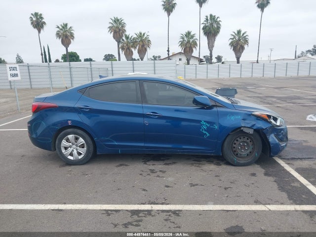 KMHDH4AE8GU640788 Hyundai ELANTRA SE