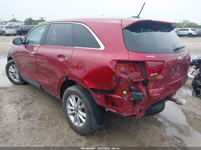 44976531 :رقم المزاد ، 5XYPG4A36KG561195 vin ، 2019 Kia Sorento 2.4l Lx مزاد بيع