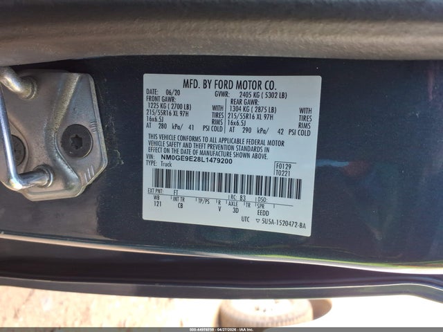 NM0GE9E28L1479200 Ford Transit Connect Xl Passenger