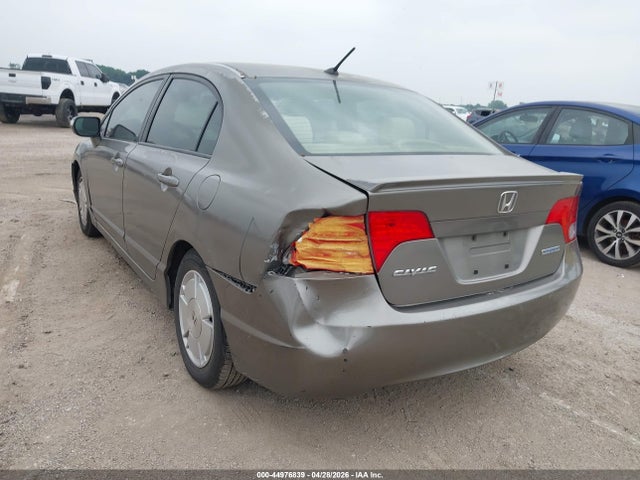 44976839 :رقم المزاد ، JHMFA36208S025111 vin ، 2008 Honda Civic Hybrid مزاد بيع