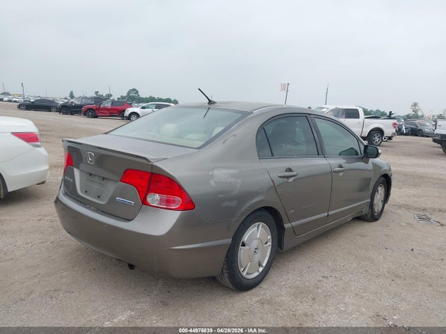 44976839 :رقم المزاد ، JHMFA36208S025111 vin ، 2008 Honda Civic Hybrid مزاد بيع