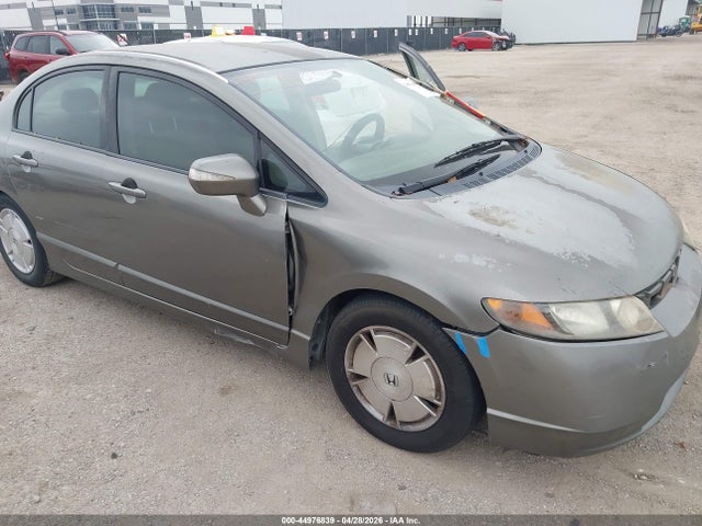 44976839 :رقم المزاد ، JHMFA36208S025111 vin ، 2008 Honda Civic Hybrid مزاد بيع
