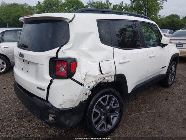 2017 Jeep Renegade Latitude 4x4 მანქანა იყიდება აუქციონზე, vin: ZACCJBBB4HPE50020, აუქციონის ნომერი: 44977002