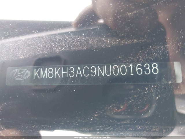 Продажа на аукционе авто 2022 Hyundai Kona N, vin: KM8KH3AC9NU001638, номер лота: 44977092