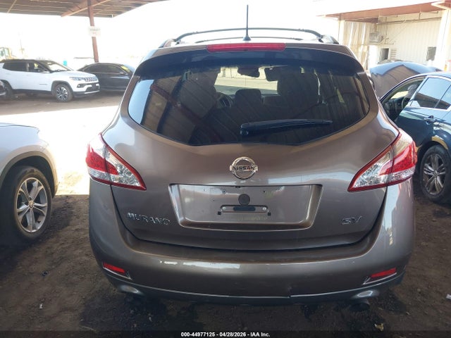 2012 Nissan Murano Sv მანქანა იყიდება აუქციონზე, vin: JN8AZ1MU7CW105766, აუქციონის ნომერი: 44977125