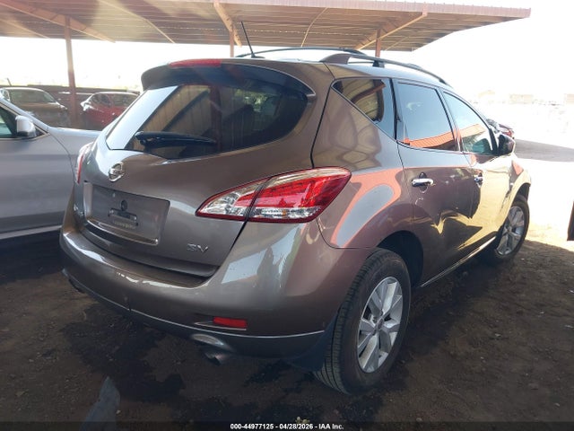 2012 Nissan Murano Sv მანქანა იყიდება აუქციონზე, vin: JN8AZ1MU7CW105766, აუქციონის ნომერი: 44977125