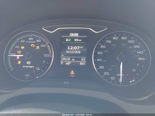 2017 Audi A3 E-tron 1.4t Premium მანქანა იყიდება აუქციონზე, vin: WAUUPBFF9HA070331, აუქციონის ნომერი: 44977307