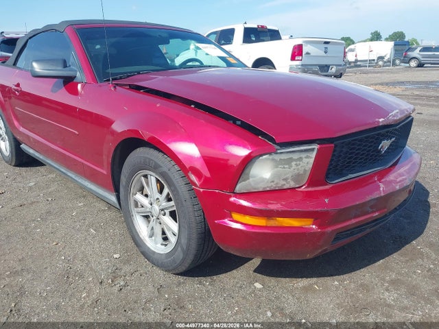 44977340 :رقم المزاد ، 1ZVFT84NX75278906 vin ، 2007 Ford Mustang V6 Deluxe/v6 Premium مزاد بيع