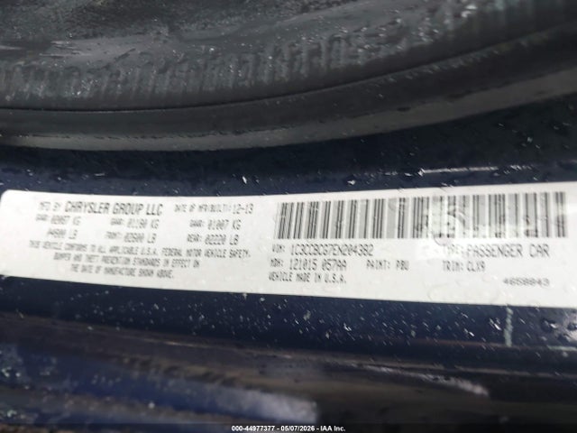 Продаж на аукціоні авто 2014 Chrysler 200 Limited, vin: 1C3CCBCG7EN204382, номер лоту: 44977377