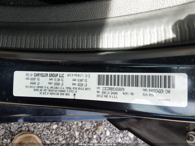 Продаж на аукціоні авто 2012 Chrysler 200 Touring, vin: 1C3CCBBB9CN226970, номер лоту: 44977414