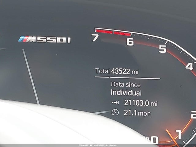 2020 Bmw M550i Xdrive მანქანა იყიდება აუქციონზე, vin: WBAJS7C06LCE09366, აუქციონის ნომერი: 44977573