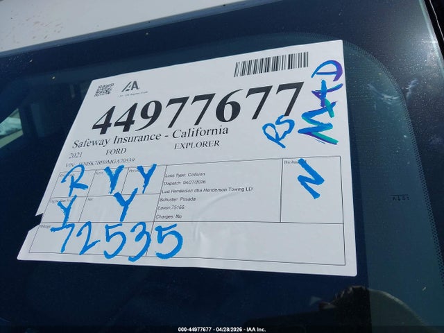 Ford Explorer 2021 1FMSK7BH0MGA70539 Image 17