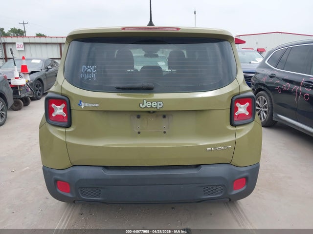 44977905 :رقم المزاد ، ZACCJAAT4FPC05509 vin ، 2015 Jeep Renegade Sport مزاد بيع