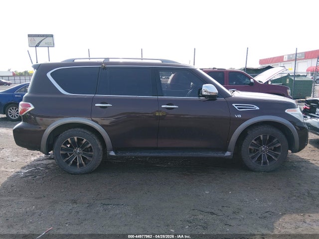 44977962 :رقم المزاد ، JN8AY2ND0JX001067 vin ، 2018 Nissan Armada Platinum مزاد بيع
