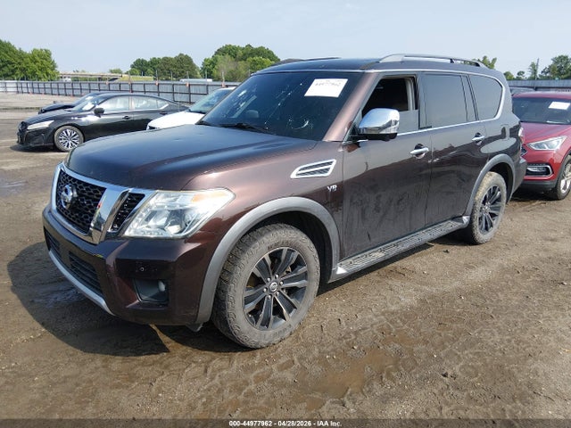 44977962 :رقم المزاد ، JN8AY2ND0JX001067 vin ، 2018 Nissan Armada Platinum مزاد بيع