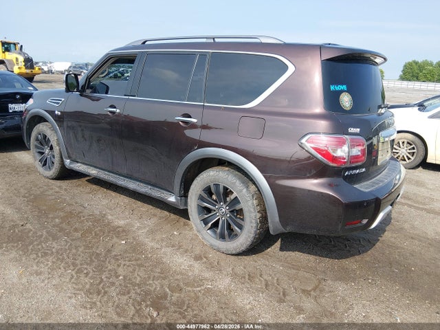 44977962 :رقم المزاد ، JN8AY2ND0JX001067 vin ، 2018 Nissan Armada Platinum مزاد بيع