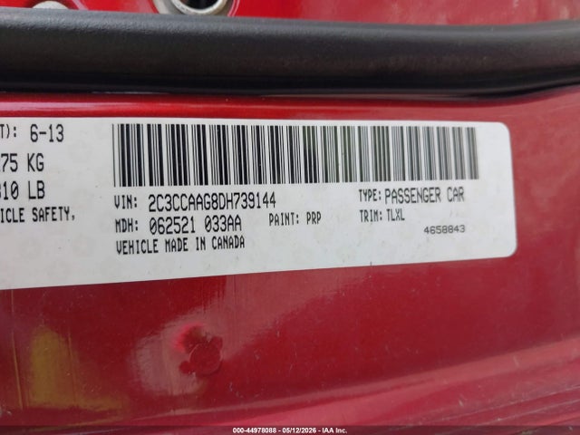 Продажа на аукционе авто 2013 Chrysler 300 Motown, vin: 2C3CCAAG8DH739144, номер лота: 44978088