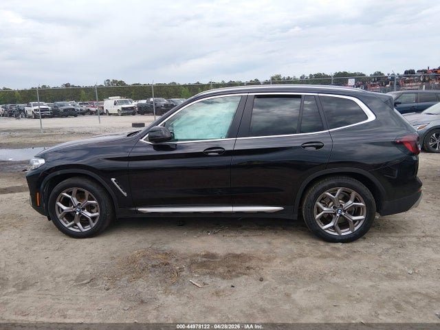 2022 Bmw X3 Xdrive30i მანქანა იყიდება აუქციონზე, vin: 5UX53DP00N9K62628, აუქციონის ნომერი: 44978122