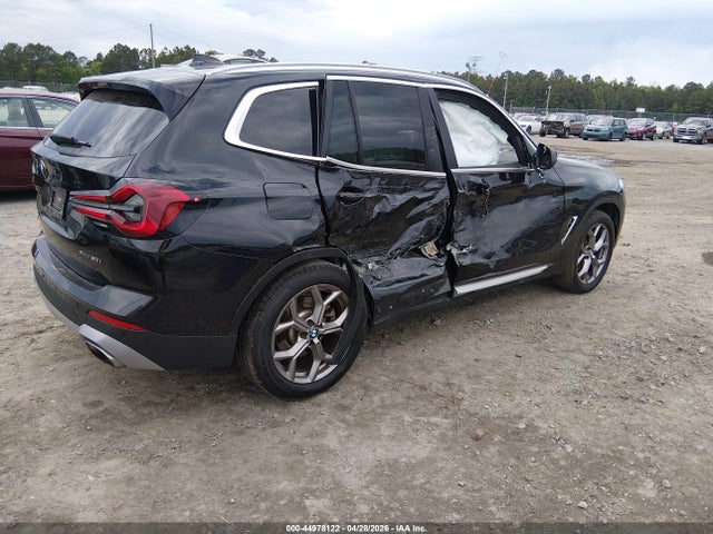 2022 Bmw X3 Xdrive30i მანქანა იყიდება აუქციონზე, vin: 5UX53DP00N9K62628, აუქციონის ნომერი: 44978122