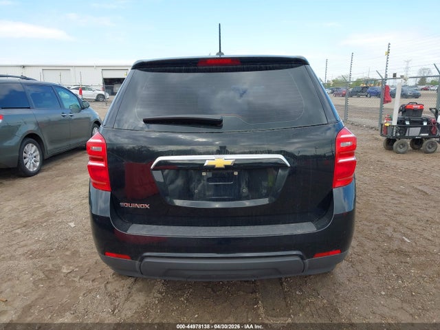 2017 Chevrolet Equinox Ls მანქანა იყიდება აუქციონზე, vin: 2GNALBEK4H1576263, აუქციონის ნომერი: 44978138