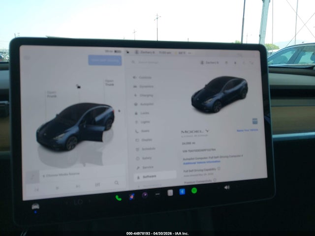 44978193 :رقم المزاد ، 7SAYGDED6RF132764 vin ، 2024 Tesla Model Y Long Range Single Motor Rear-wheel Drive/rwd مزاد بيع