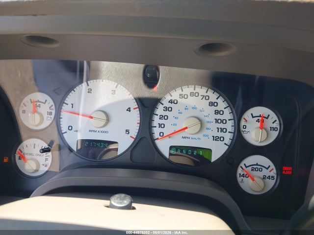 44978202 :رقم المزاد ، 3D7LS38C55G742068 vin ، 2005 Dodge Ram 3500 Slt/laramie مزاد بيع